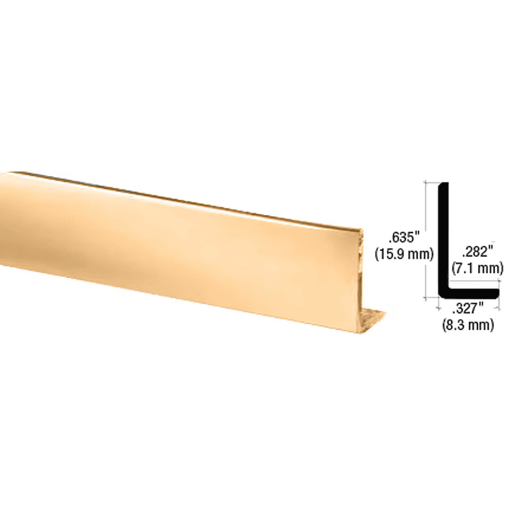 95" Long L-Shaped Bar for Mirrors