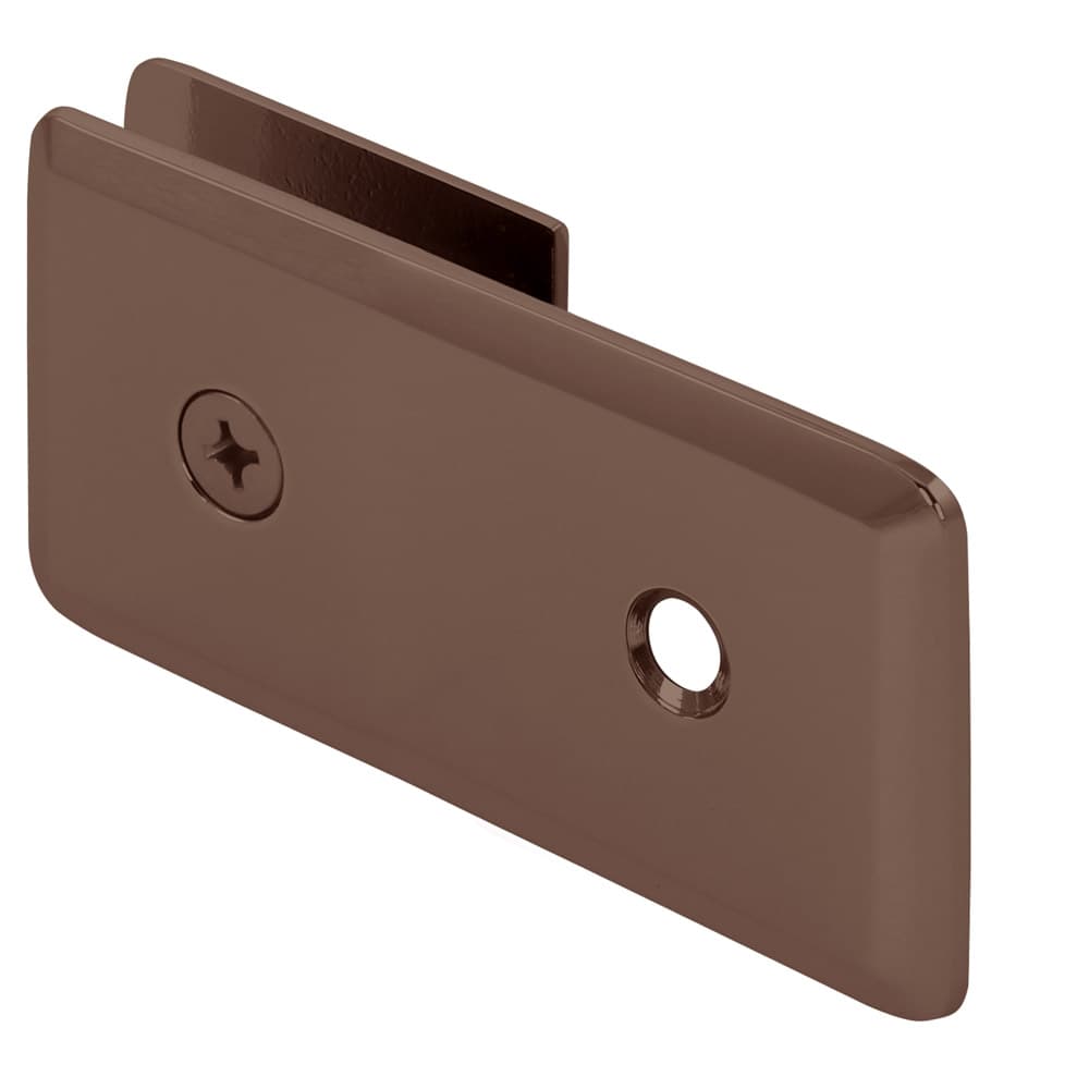 180-Degree Beveled Glass-to-Wall "Y" Inline Clamp