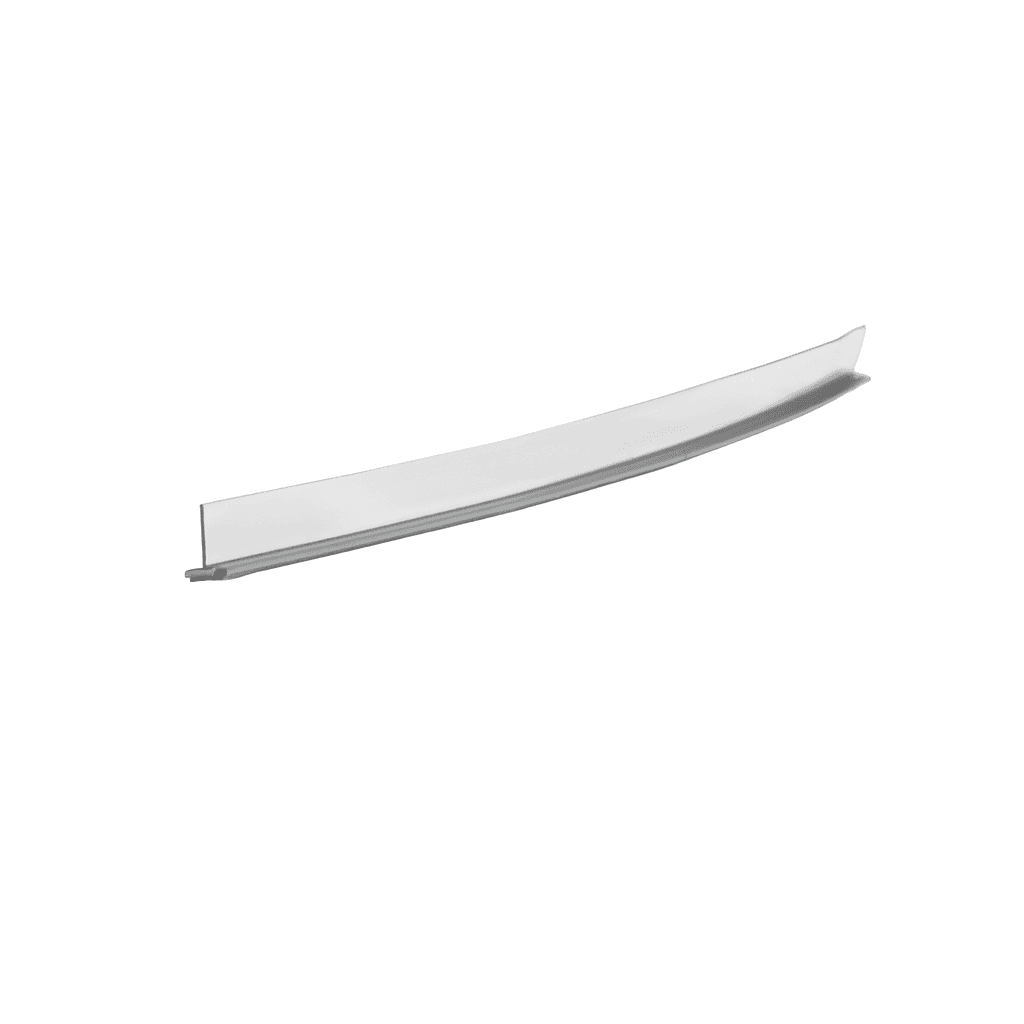 95 Inch Long - Clear Vinyl Single Fin "T" Wipe With Tape