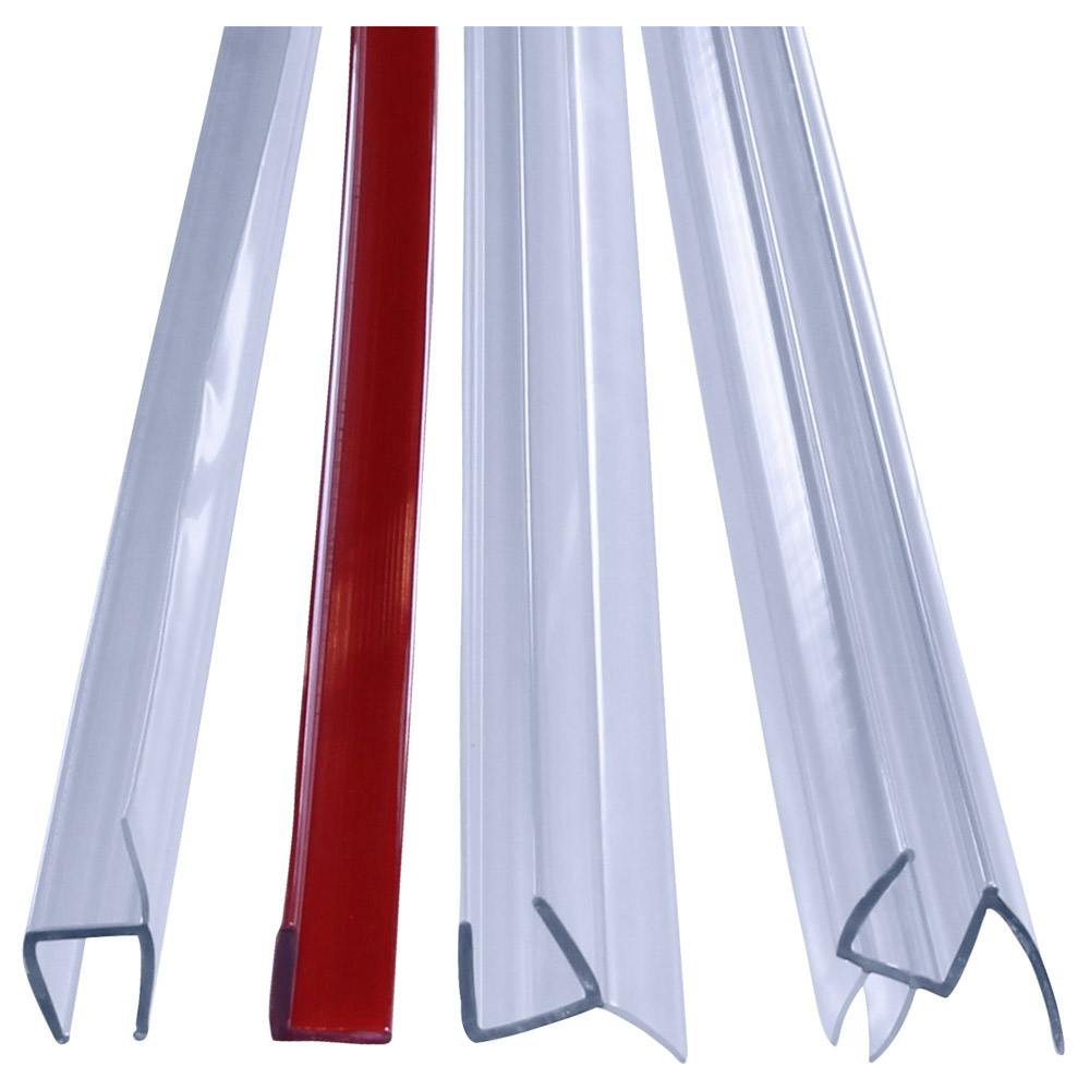 95" Plastic Sweep Kit for Inline and 90 Degree Shower Doors for 3/8" (10mm) Thick Glass