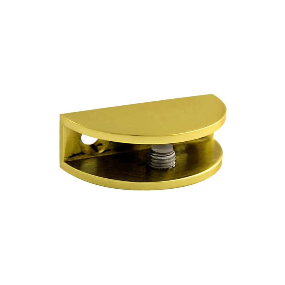 Rounded Glass Shelf Bracket for 1/4" to 3/8" Shelves - 1 Piece