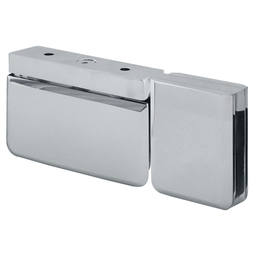 Saturn Beveled Top Bottom Pivot Hinge with 180-Degree Attached U-Clamp