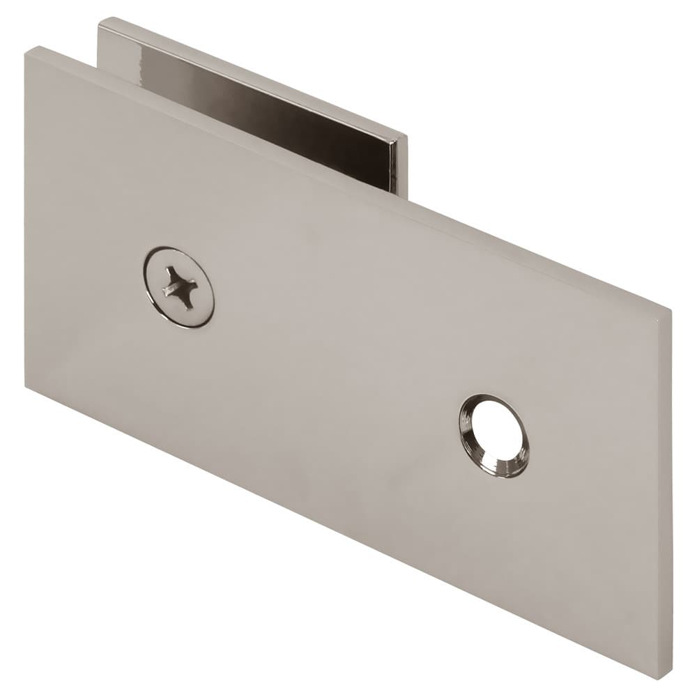 Square 180-Degree Glass-to-Wall "Y" Inline Clamp