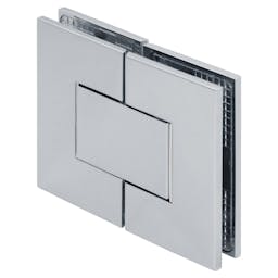 Venus 180-Degree Adjustable Square Glass-to-Glass Zero Position Shower Door Hinge