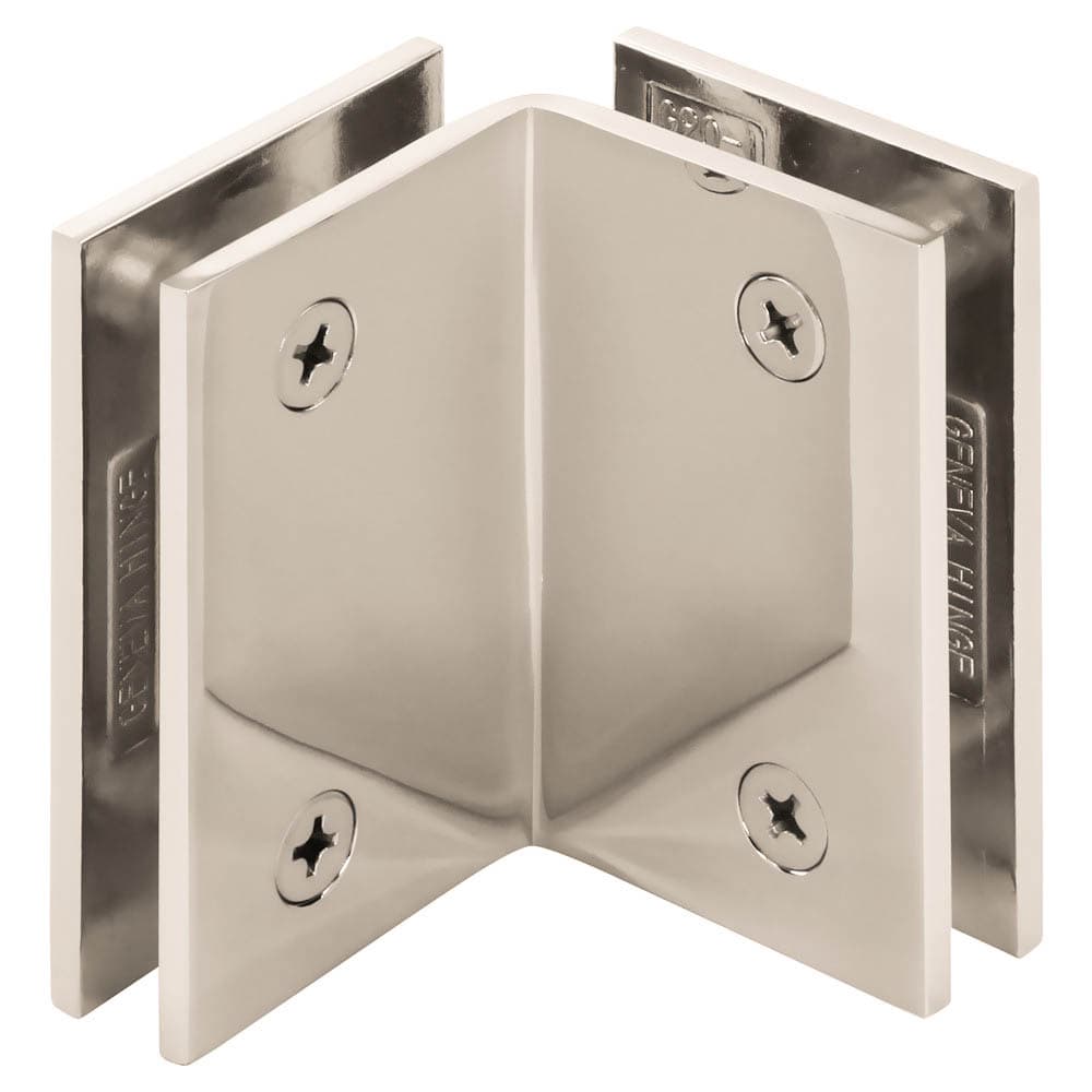 Square 90-Degree Glass-to-Glass Bracket
