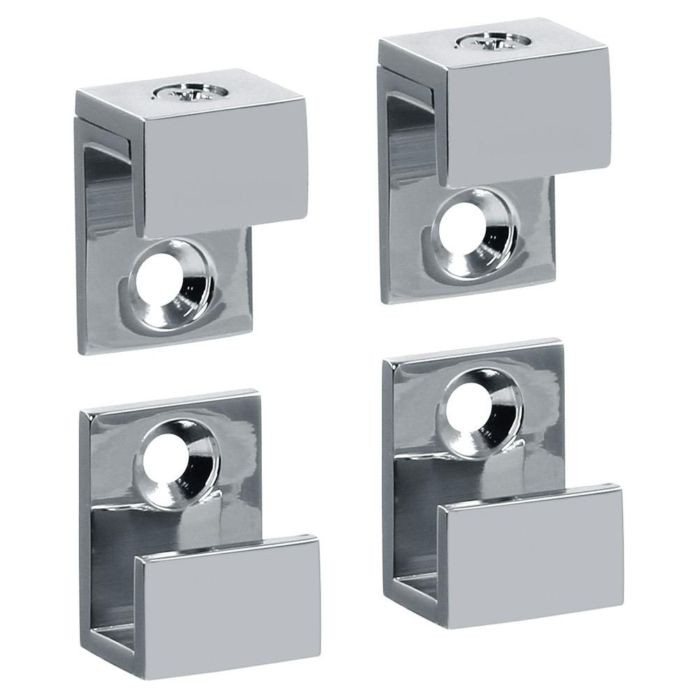 5/8" Wide Mirror Clips For 1/4" (6mm) Mirrors