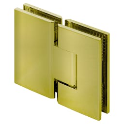Venus 180-Degree Adjustable Square Glass-to-Glass Shower Door Hinge