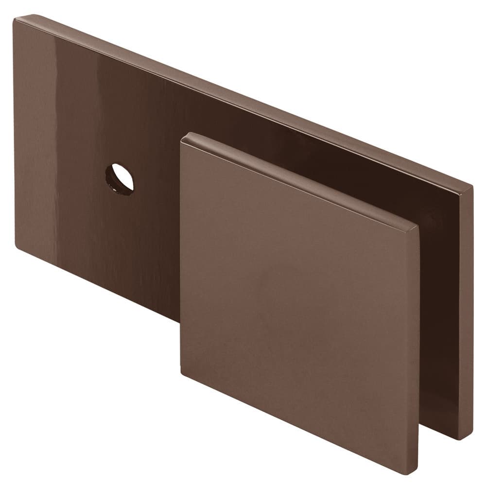 Square 180-Degree Glass-to-Wall "Y" Inline Clamp