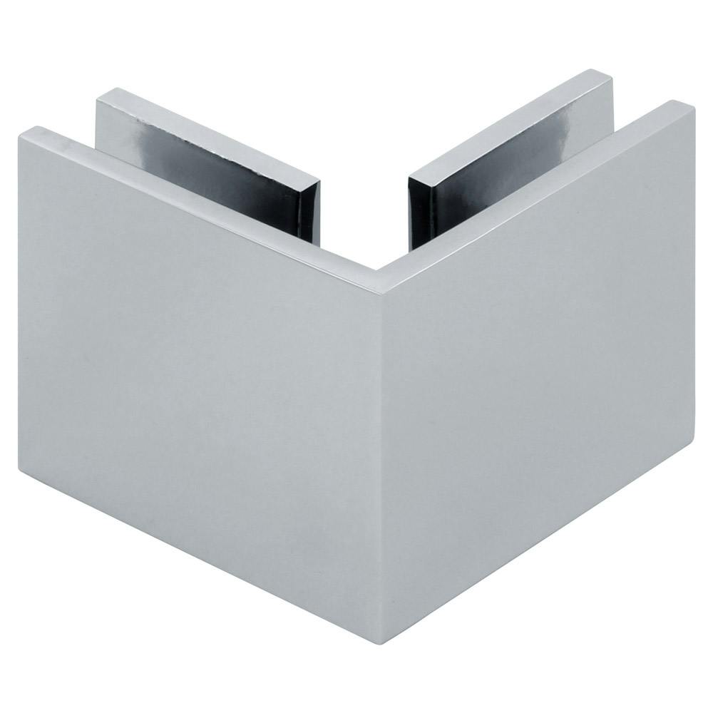 Square 90 Degree Glass-to-Glass Clamp
