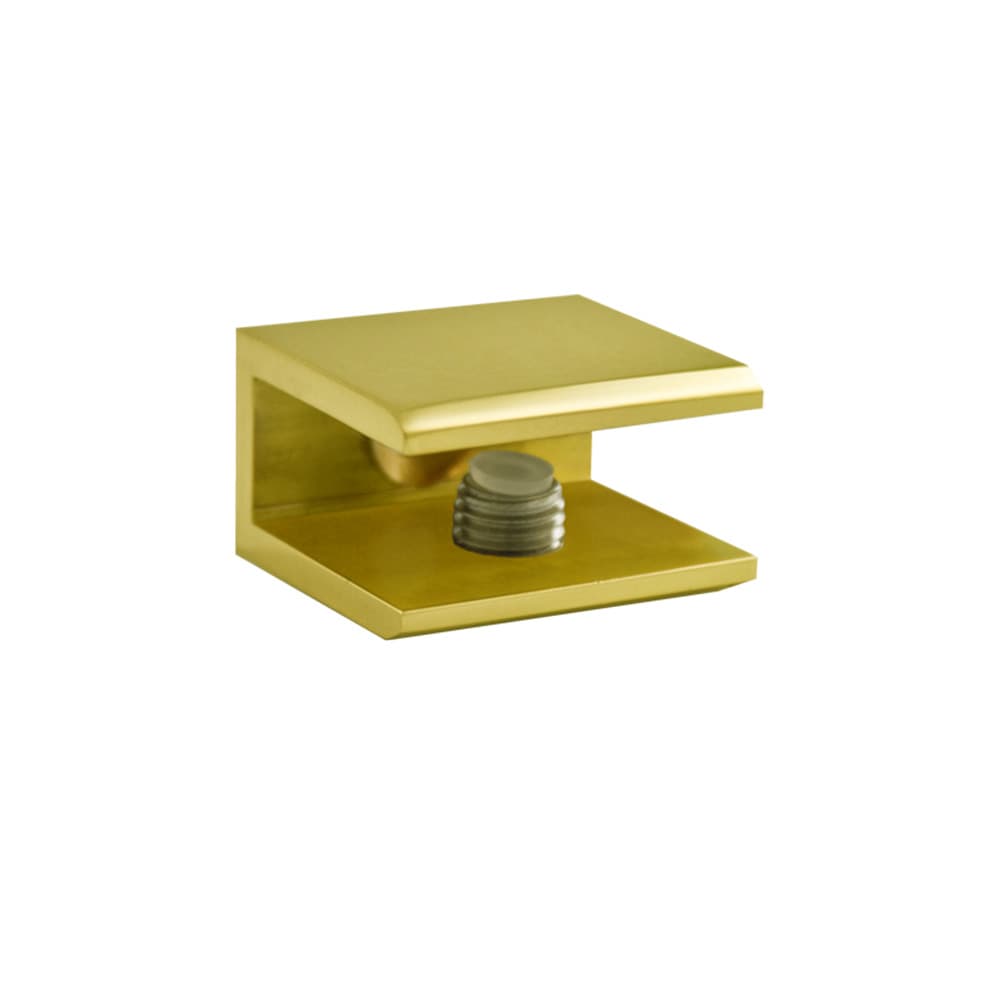 Square Glass Shelf Bracket for 1/4" to 3/8" Shelves - 1 Piece