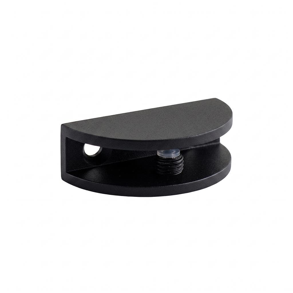 Rounded Glass Shelf Bracket for 1/4" to 3/8" Shelves - 1 Piece