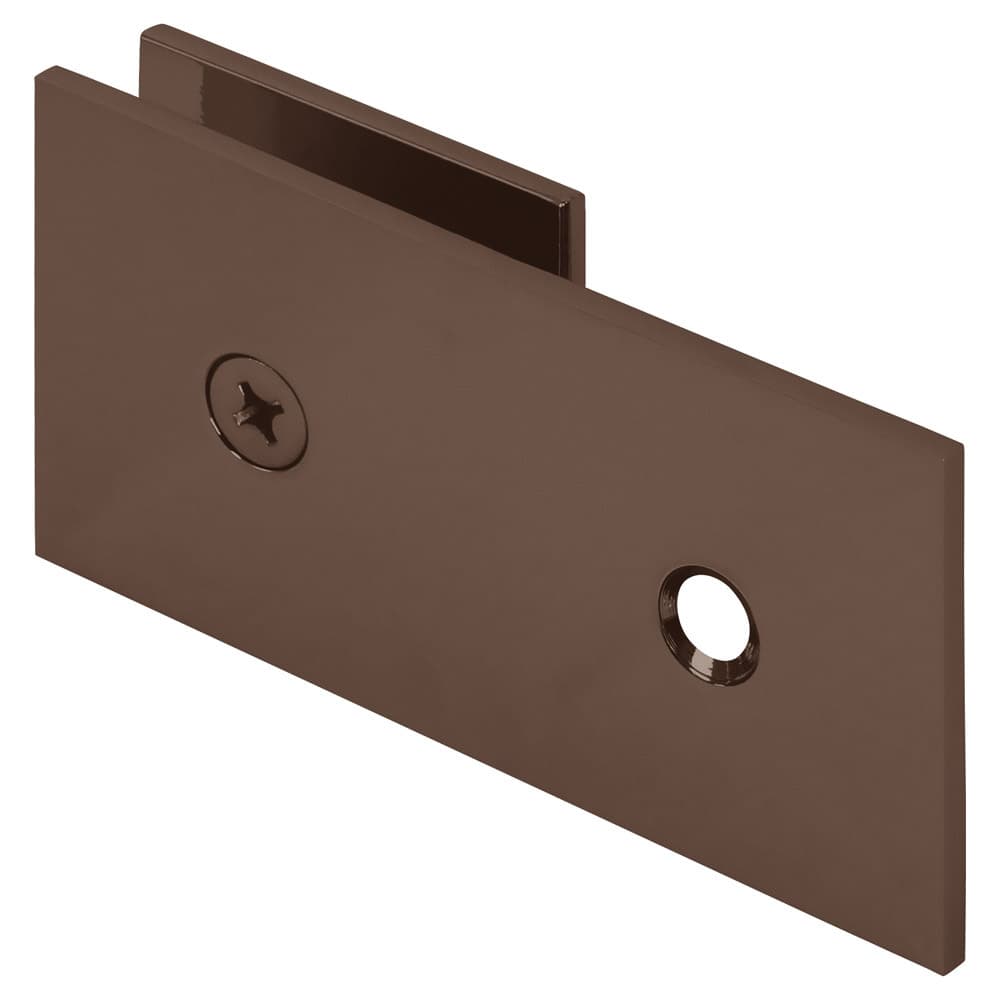 Square 180-Degree Glass-to-Wall "Y" Inline Clamp