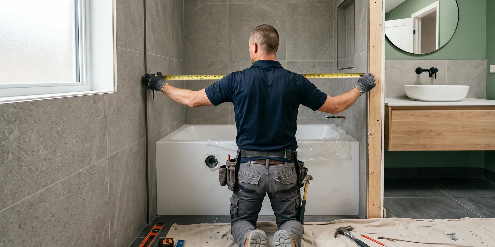 The five measurements to capture before ordering a bathtub glass door or screen