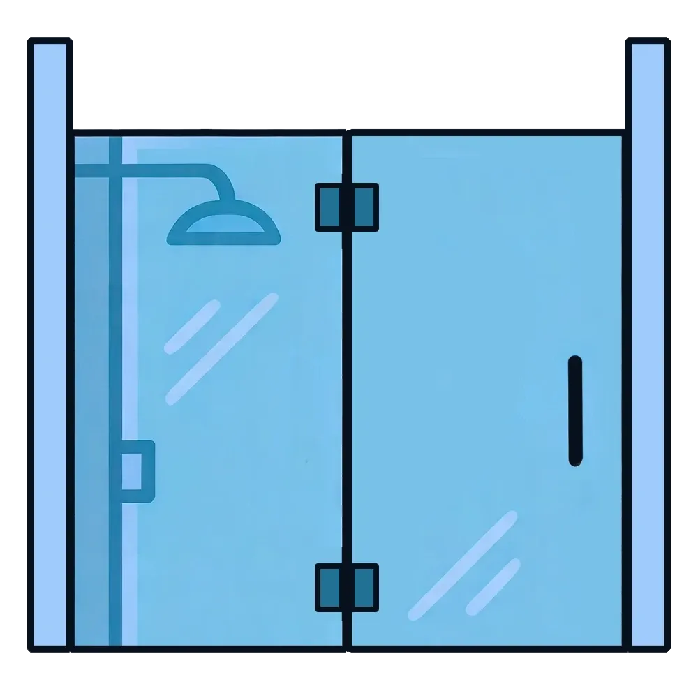 Glass-to-Glass Hinging