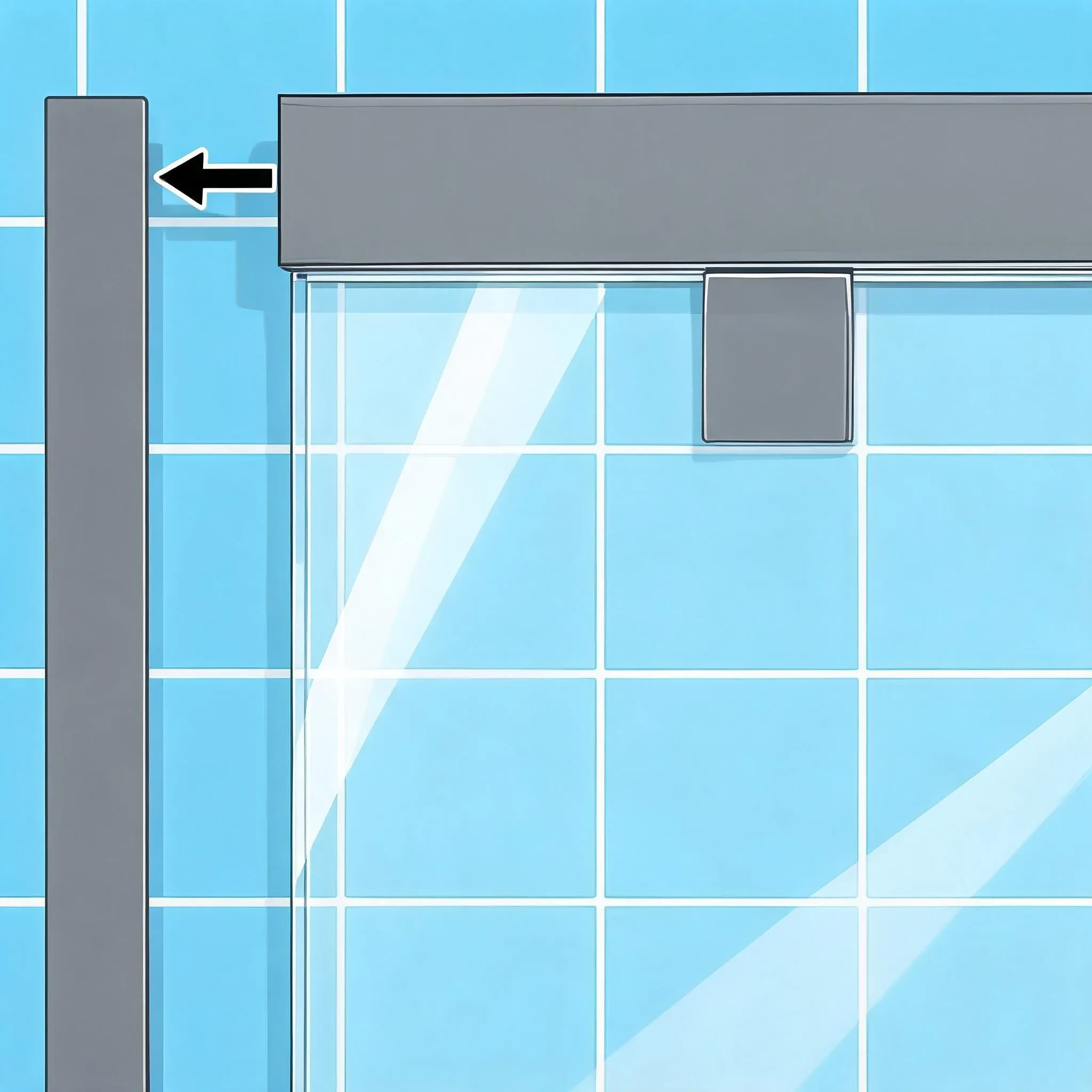 Removable Side Jambs for Better Shower Door Alignment