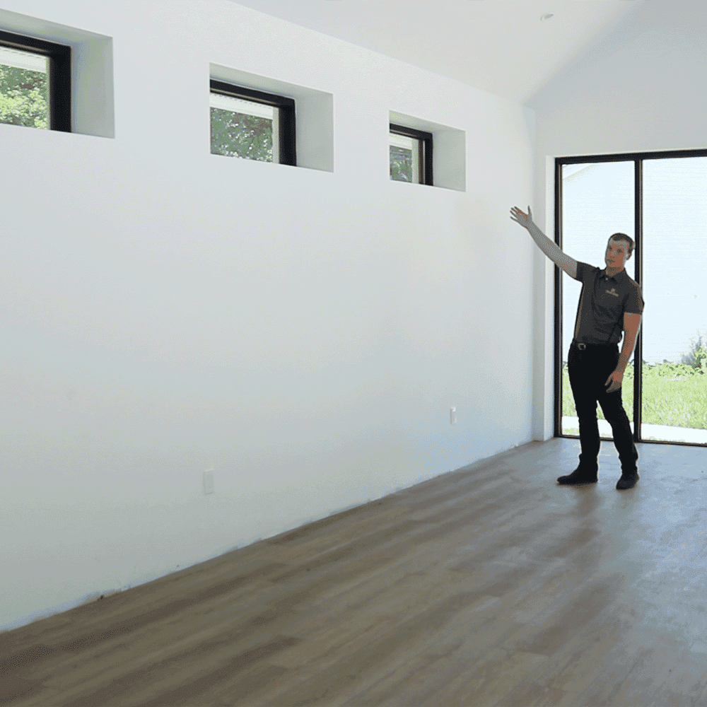 Showroom showcasing custom glass solutions