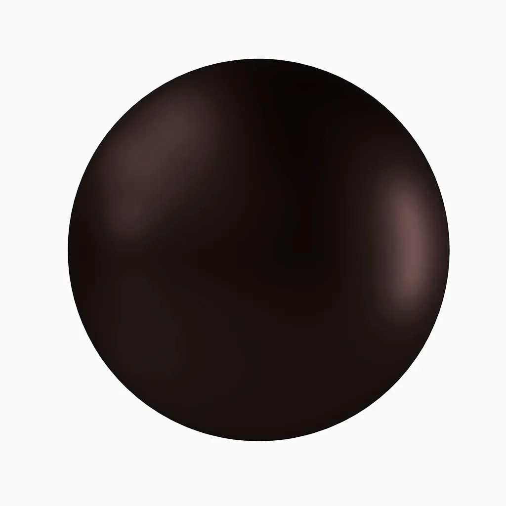 Black round glass surface, ideal for custom glass designs, showcasing sleek tempered glass and beveled edges for shower doors and table tops.