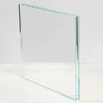 Clear tempered glass panel with a beveled edge, ideal for custom shower doors, table tops, and mirrors.